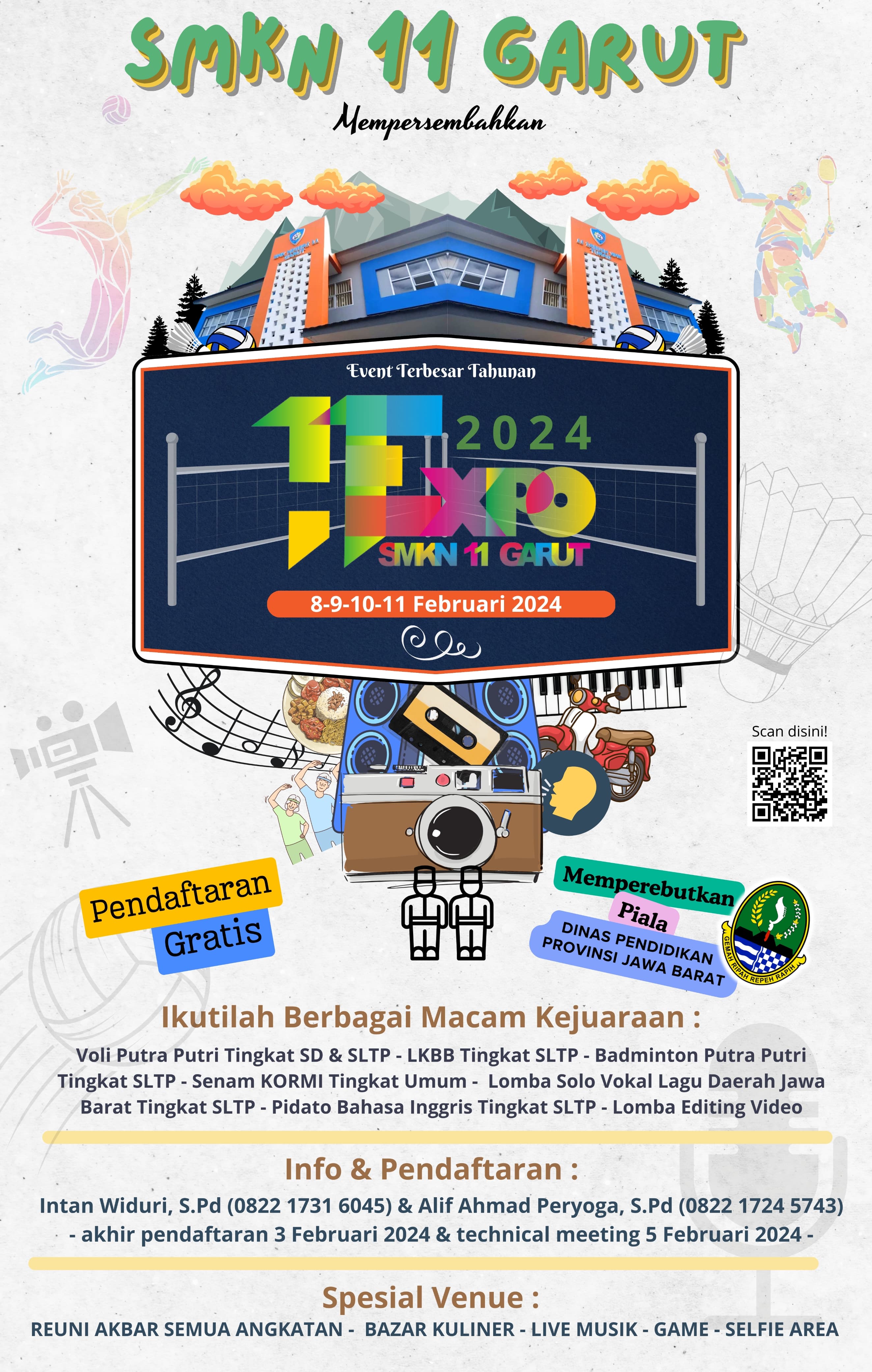 flyer Expo SMKN 11 Garut